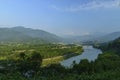 Overlooking water conservancy at dujiangyan