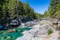 Glacier National Park in summer Royalty Free Stock Photo