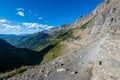 Glacier National Park in summer Royalty Free Stock Photo