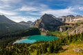 Hiking the backcountry of Glacier National Park Royalty Free Stock Photo