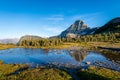 Hiking the backcountry of Glacier National Park Royalty Free Stock Photo