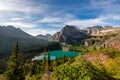 Hiking the backcountry of Glacier National Park Royalty Free Stock Photo