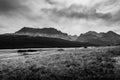 Hiking the backcountry of Glacier National Park Royalty Free Stock Photo