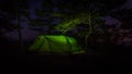 Overnight tenting In Finland at park called Varlaxudden