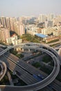 Overpass in guangzhou city Royalty Free Stock Photo