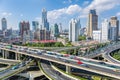 Overpass road in daytime Royalty Free Stock Photo