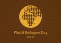 World Refugee Day vector