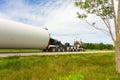 An oversize load on a small country highway