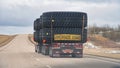 Oversized load on highway 63 Alberta Canada
