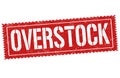 Overstock sign or stamp