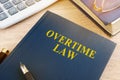 Overtime law and calculator. Royalty Free Stock Photo