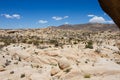 Overview of Arch Rock Trail in Joshua Tree National Park, California, USA Royalty Free Stock Photo