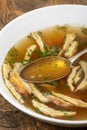 bavarian pancake soup Royalty Free Stock Photo