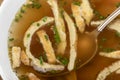 Bavarian pancake soup Royalty Free Stock Photo