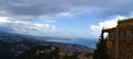 Overview of Beyrouth and Saint Georges Bay in front of Mediterranee Royalty Free Stock Photo