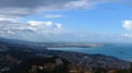 Overview of Beyrouth and Saint Georges Bay in front of Mediterranee Royalty Free Stock Photo