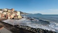 Overview of Boccadasse Royalty Free Stock Photo