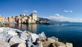 Overview of Boccadasse Royalty Free Stock Photo