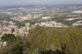 Overview of Castle of the Moors and Sintra cityscape