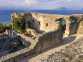 Catullus Caves ruins, roman villa in Sirmione, Lake Garda, Italy Royalty Free Stock Photo