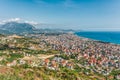 Overview City turkish Alanya in Turkey