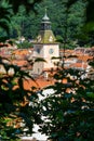 Overview of concil house in Council Square of Brasov, Transylvania, Romania Royalty Free Stock Photo