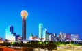 Overview of downtown Dallas Royalty Free Stock Photo