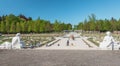 Overview of the Dutch baroque garden of The Loo Palace