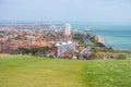 Overview of eastbourne, east sussex, england, UK