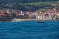 Overview of the fishing village of Lekeitio in Bizkaia