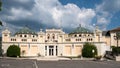 Overview of Fiuggi in Italy, Scenic sight in Fiuggi, province of Frosinone, Lazio, central Italy