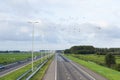 Overview of A4 highway Royalty Free Stock Photo
