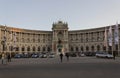 Overview of Hofburg Palace in Vienna