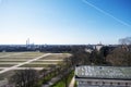 Overview of the huge square where the famous Oktoberfest is celebrated in Munich