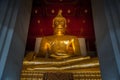 Overview of the image buddha statue in Vihara Phra Mongkhon Bophit