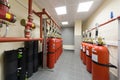 Overview of industrial fire extinguishing system.