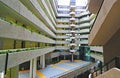 Overview interior of a modern building of the Havana