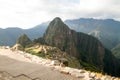 Overview of Machu Picchu Site Royalty Free Stock Photo