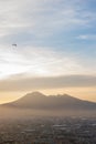 Overview of Naples and its Vesuvius Royalty Free Stock Photo