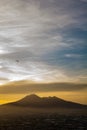 Overview of Naples and its Vesuvius Royalty Free Stock Photo