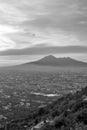 Overview of Naples and its Vesuvius Royalty Free Stock Photo