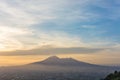 Overview of Naples and its Vesuvius Royalty Free Stock Photo