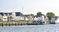 Overview of Nieuw-Lekkerland from the river, Holland