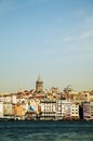 Overview of old Istanbul with Galata tower