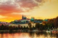 Overview of old Prague Royalty Free Stock Photo