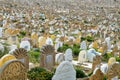 Muslim cemetery in Rabat, Morocco seen at 05.05.2016