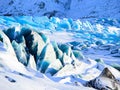 Overview over the vatnajokull glacier