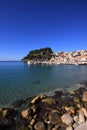 Overview on Parga Greece Royalty Free Stock Photo