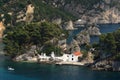Overview on Parga Greece Royalty Free Stock Photo
