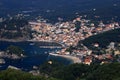 Overview on Parga Greece Royalty Free Stock Photo